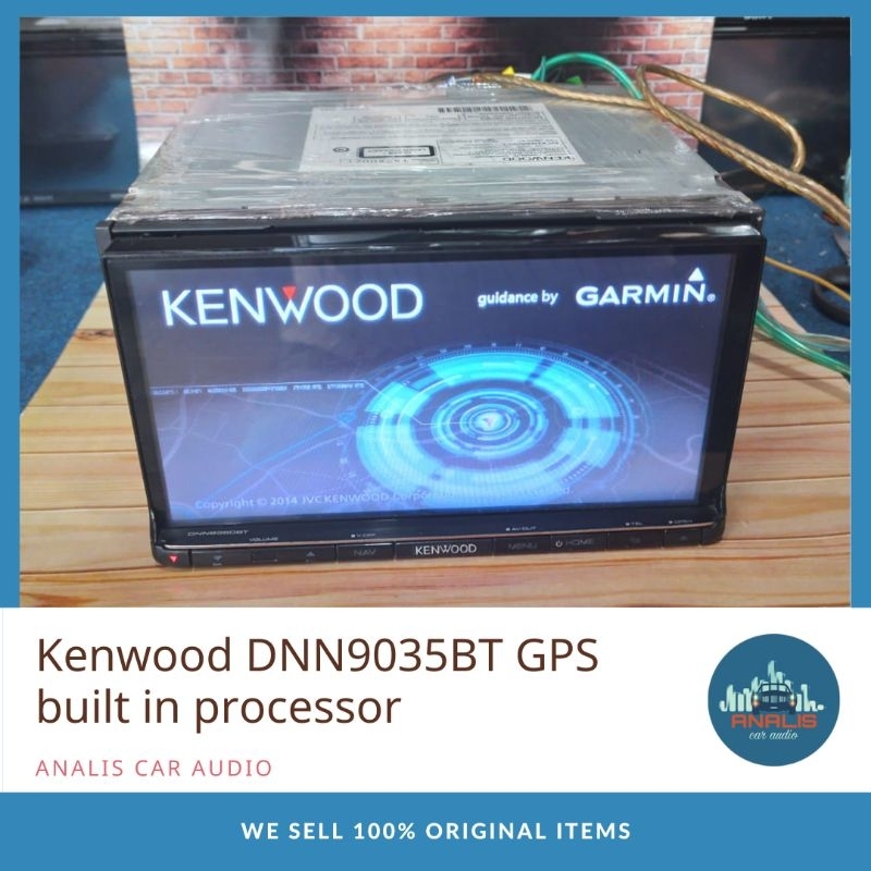 Head Unit Double Din KENWOOD DNN9035BT Support GPS Bluetooth HIGH END built in processor Audio Mobil