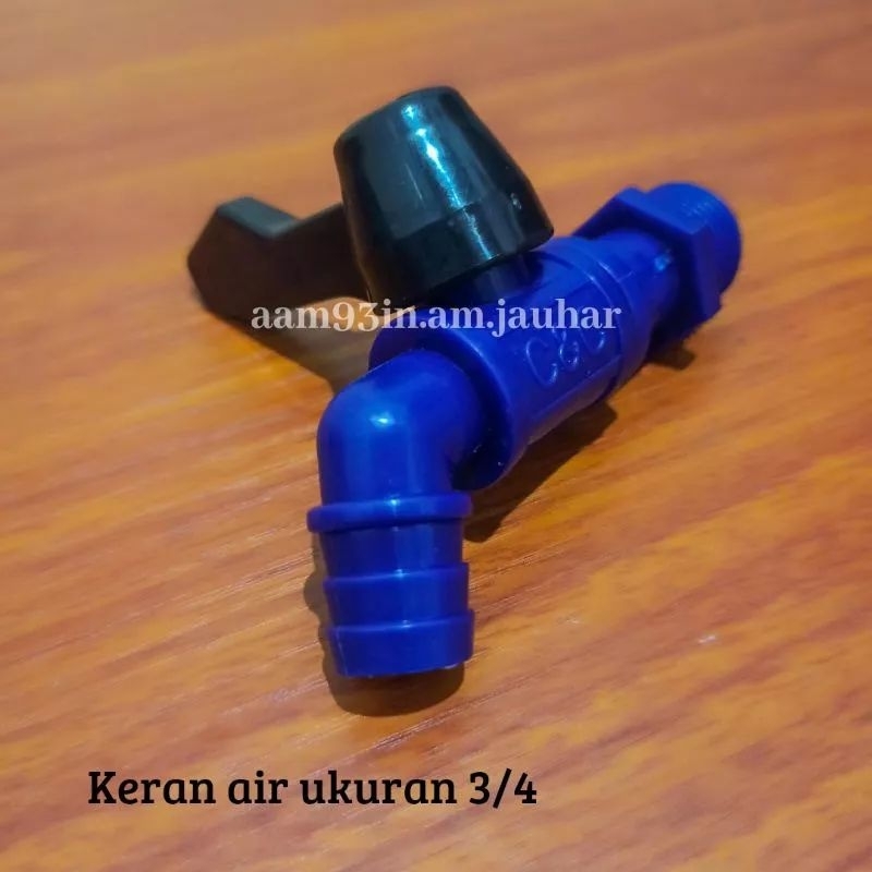 Kran Keran Air PVC Plastik 3/4