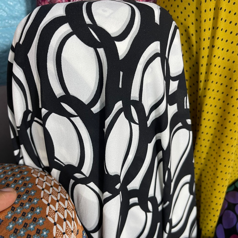 Kain Zara - zara motif - zara - cocok untuk dress,,gamis,outer dll