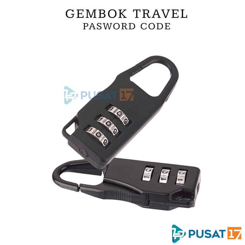 bgskinbukittinggi- GEMBOK KOPER KODE ANGKA / GEMBOK TAS RANSEL PASWORD CODE / GEMBOK TRAVEL NUEMERIC CODE