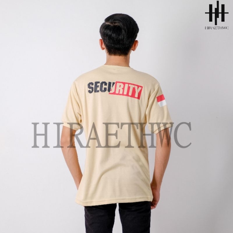 HC - KAOS SECURITY SATPAM LENGAN PENDEK MOTIF TERBARU