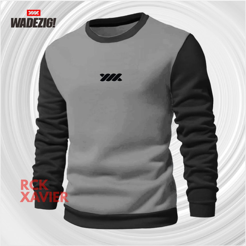 CREWNECK Sweater Oblong Pria Wanita Bahan Fleece Tebal Premium Distro