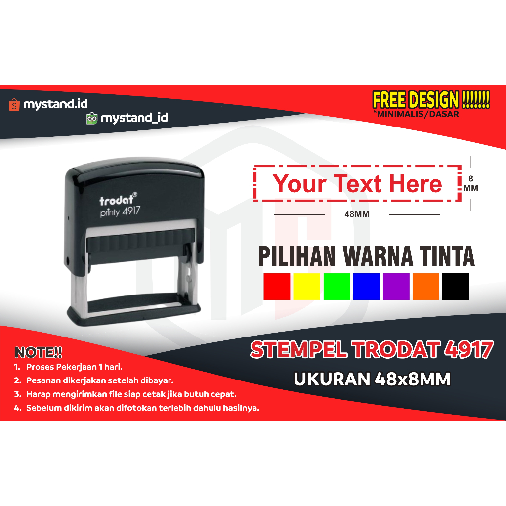 

STEMPEL TRODAT 4917, STEMPEL NAMA PERUSAHAAN, STEMPEL NAMA DOKTER, dll