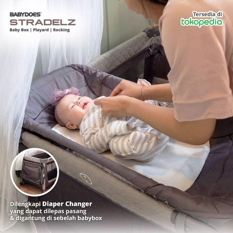 Tempat Tidur / Ranjang / Box Bayi Babydoes Box 18558 Stradelz