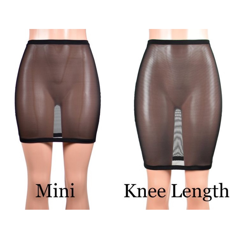 Scotteshop - Hana Rok Mini Transparan Tile Sexy Mini Bodycon Rok Dinas Malam 103