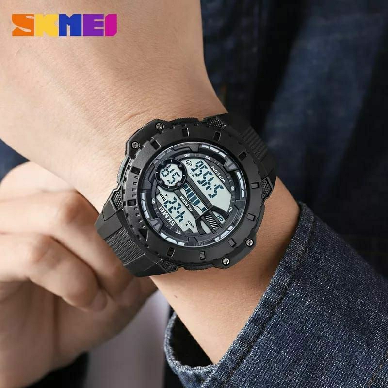 JAM TANGAN SKMEI 1885 ORIGINAL DIGITAL PRIA TERLARIS WATERPROOF BISA COD