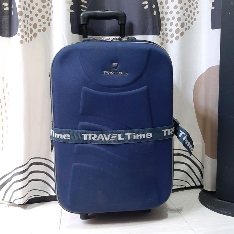 Tas koper 24 inch merek Travel Time biru