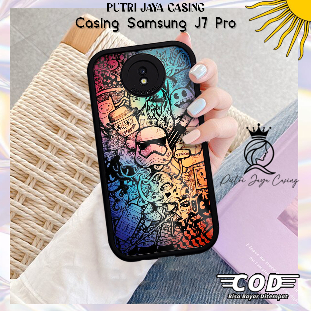 Case Hp Samsung J7 Pro Casing Samsung J7 Pro Motif GRFTY TLSN Casing Terbaru Case Karakter Lucu Casi