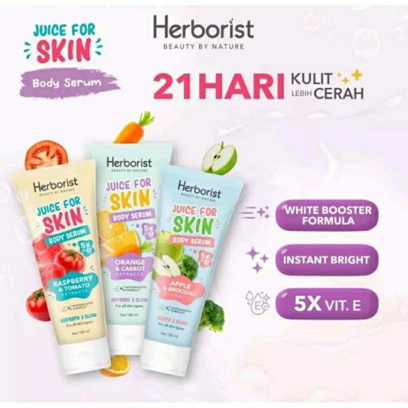 HERBORIST Juice For Skin Whitening Body Serum 180ml