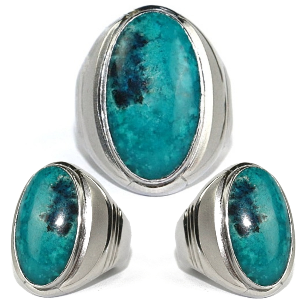 Natural Bacan Doko Majiko Blue Ring Monel Terbaru