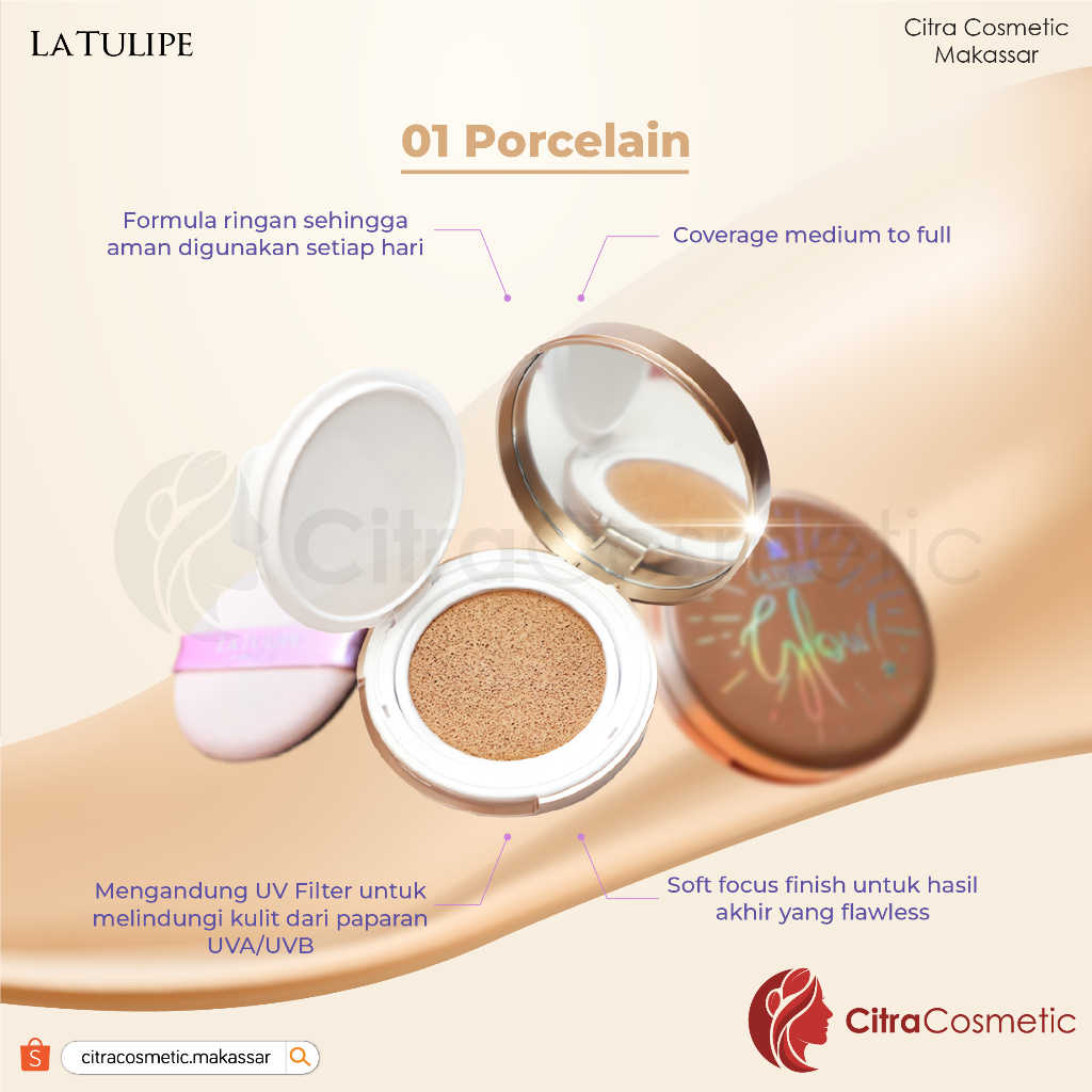 LaTulipe Glow BB Cushion  SPF 50 Series