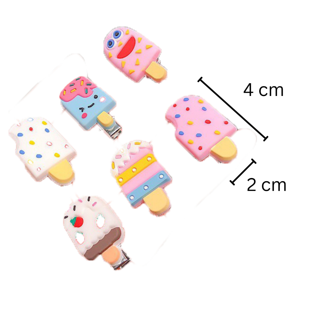 3SP | ART03 Jepitan Rambut Anak Set 10 Pcs Gambar Kartun Cute Hairclip