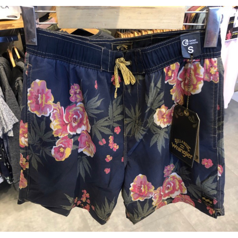 Billabong celana pendek boardshort wrangler flower NEW ORIGINAL 100%