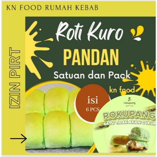 

Roti Kadet Roti Kuro Kuro 50 Buah - Roti Kadet
