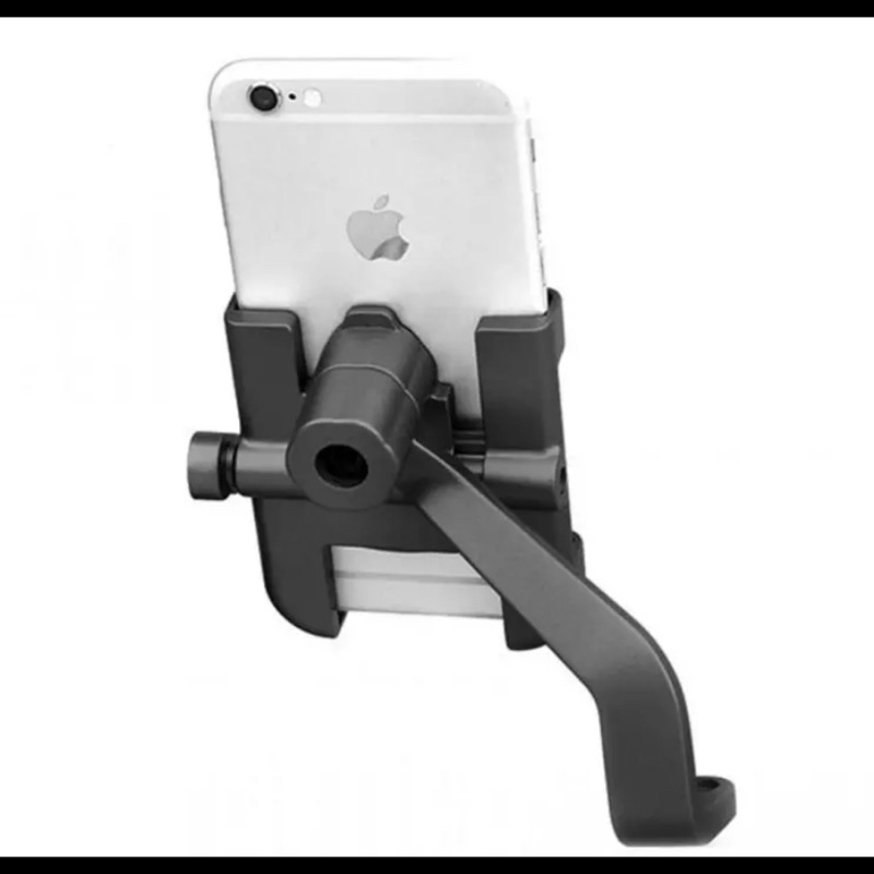 Holder HP/Holder Motor Full Besi Metal Holder Motorcycle 360 Derajat Universal Smartphone Holder Spion Motor