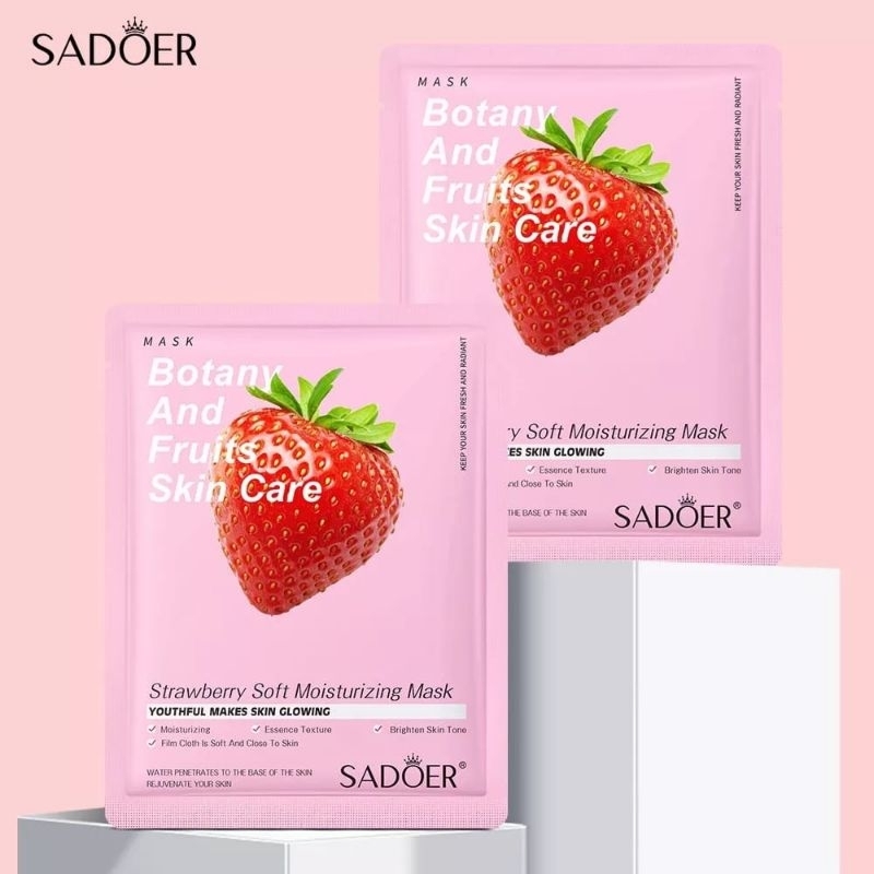 SADOER BOTANY AND FRUIT SKIN CARE SHEET MASK MASKER WAJAH