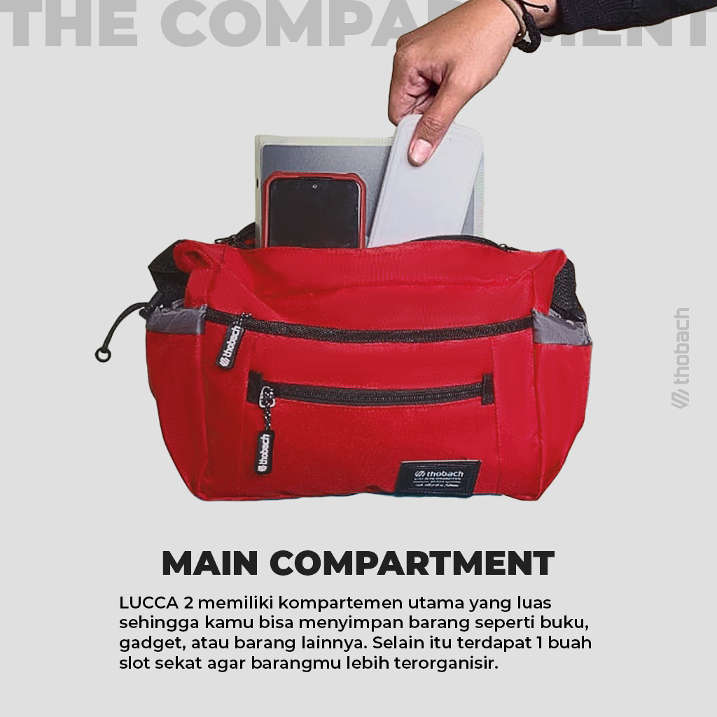 THOBACH - SLING BAG LUCCA 2.0 TAS SELEMPANG SIMPLE TAS DISTRO MURAH