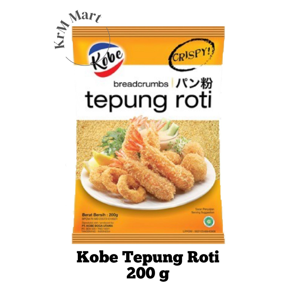 

Kobe Tepung Roti 200 gr breadcrumbs g gram panir crispy