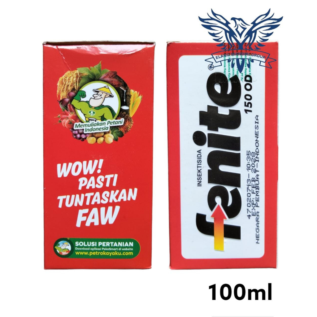 FENITE 150 OD 100ml Insektisida Emamektin Benzoat 75 g/l Ulat grayak Jagung Kubis Bawang merah Petrokimia Kayaku