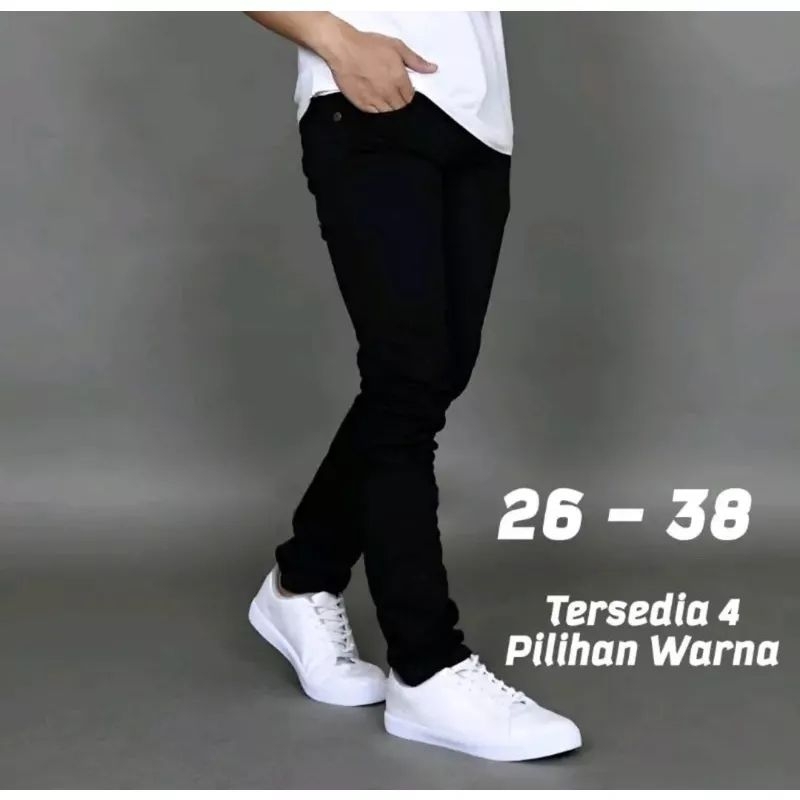 Celana panajang skiny streetch/celana panjang soft jeans terbaru masa kini