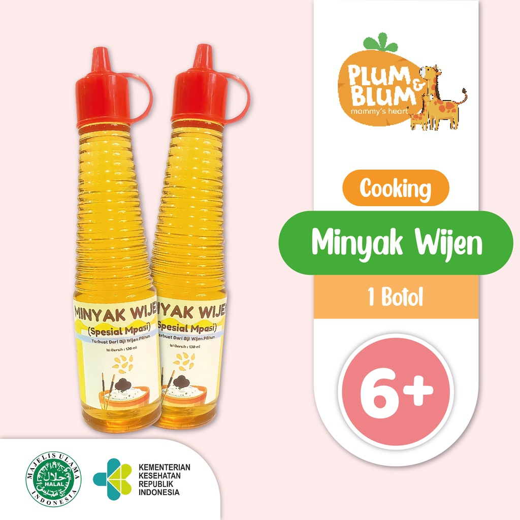 Plum &amp; Blum Minyak Wijen MPASI BB Booster - 133 ml / Minyak Mpasi / Mpasi Bayi