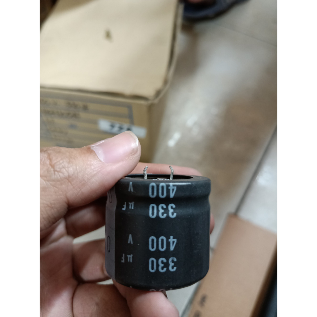 Elco Kapasitor 400V-330UF Nichicon