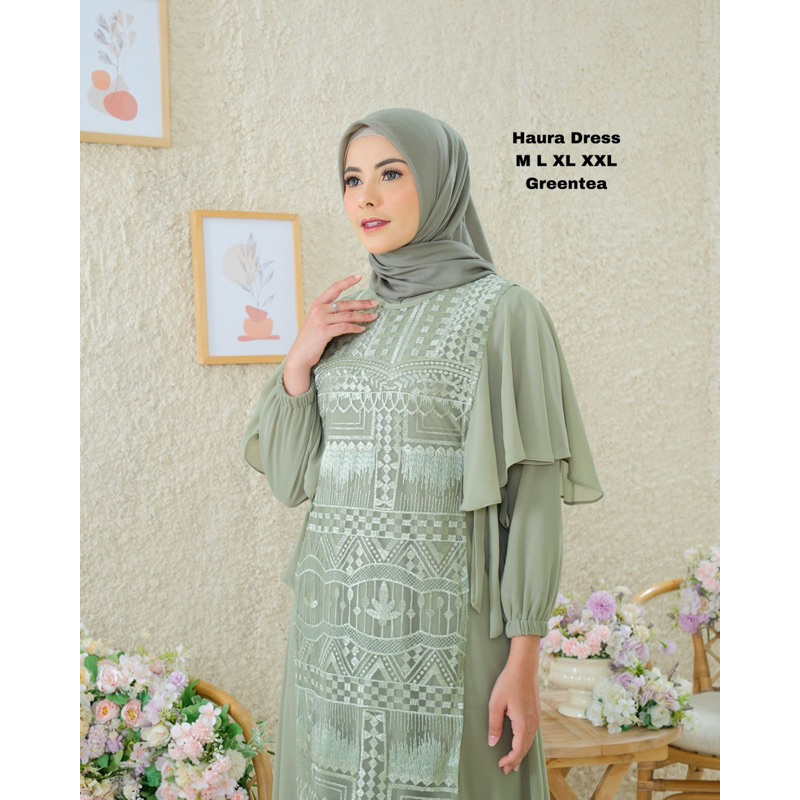 New Model Gamis Haura - Gamis Terbaru - Gamis kondangan - Gamis Modern - Kebaya Gamis - Kebaya Gamis