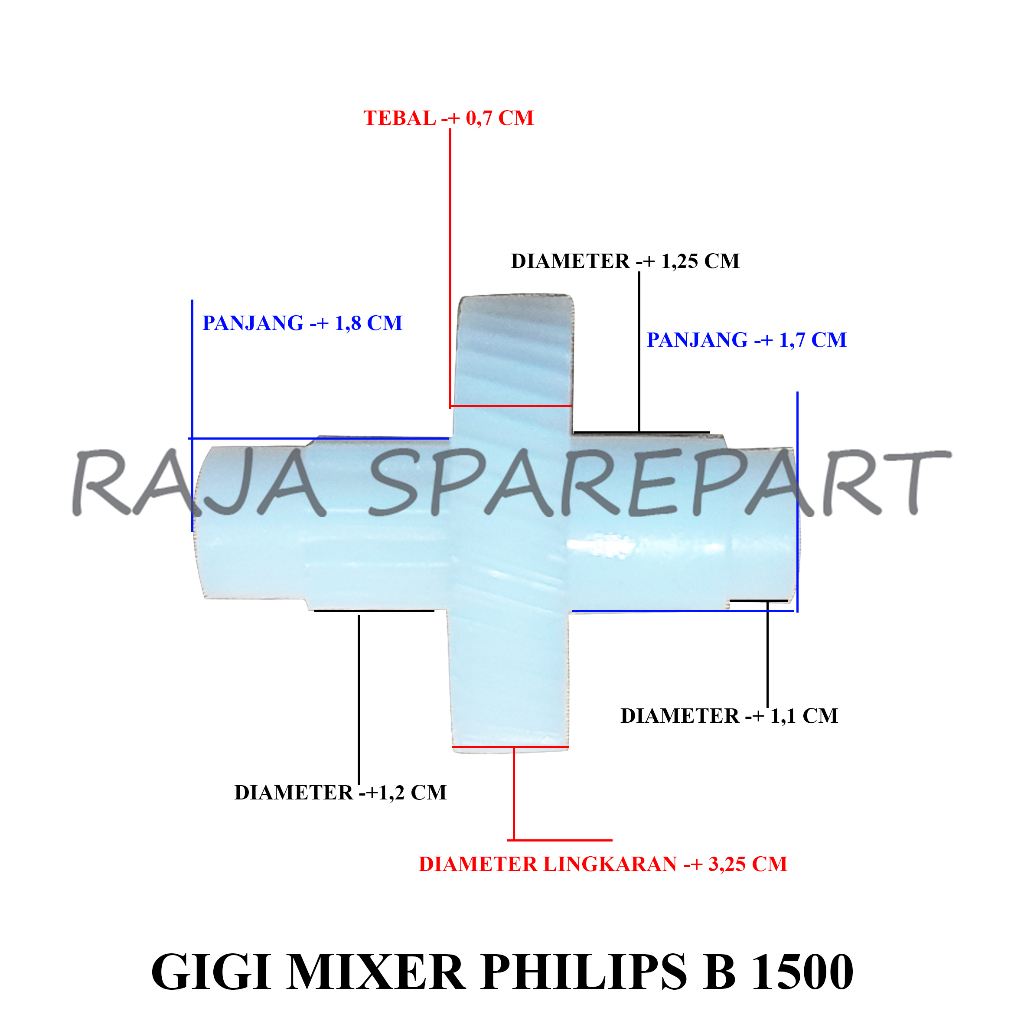 Gigi Mixer Philips B ( Harga Tertera Untuk 1 Pasang )