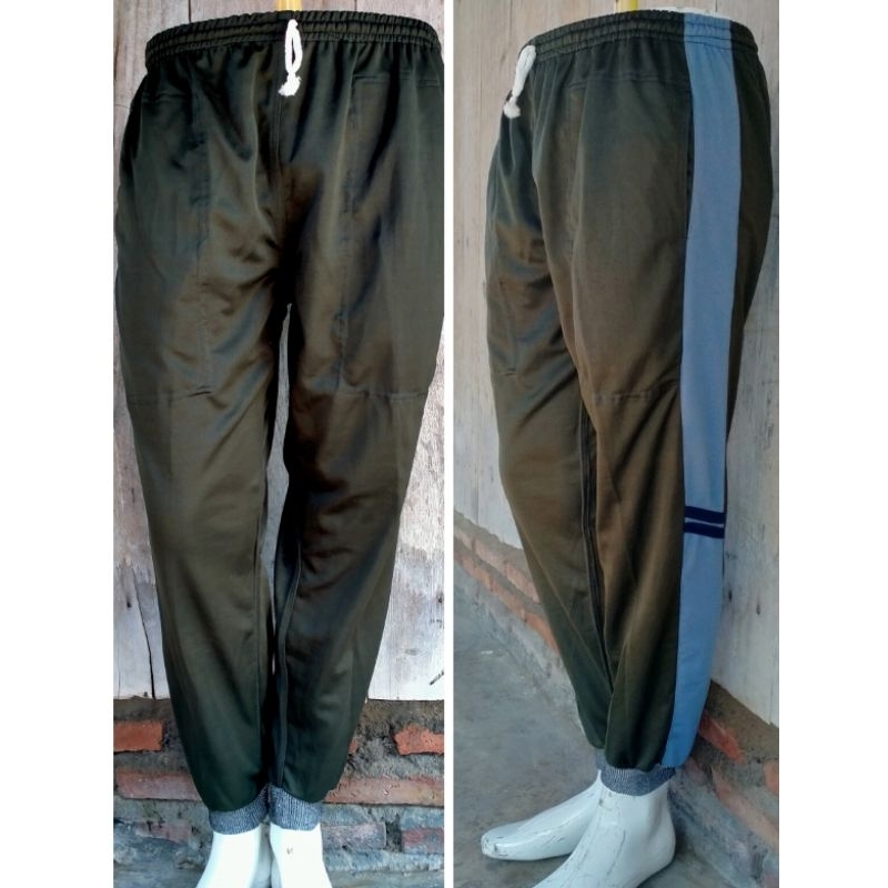 celana  Jogger polos panjang/celana Jogger dewasa panjang polos saku resleting