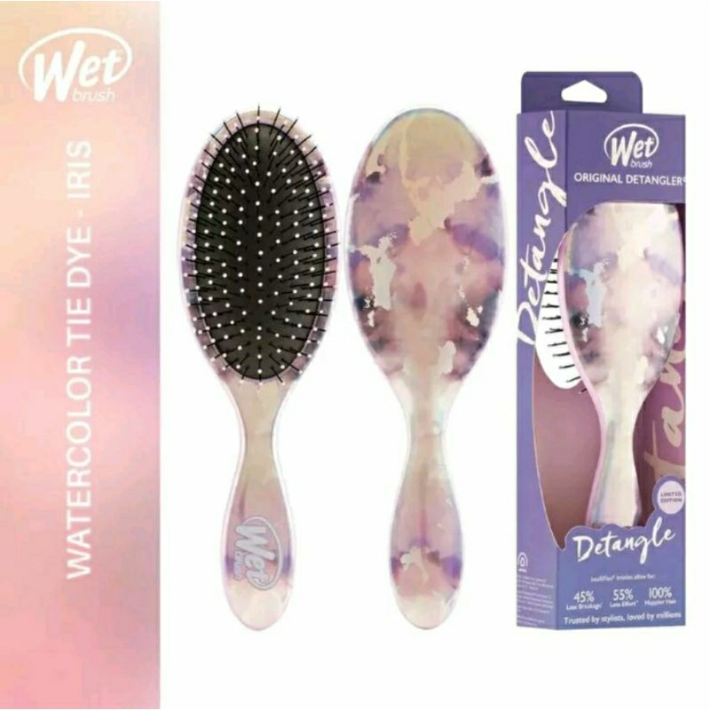 Original Wet Brush Detengler Tie Dye - Sisir Anti Kusut