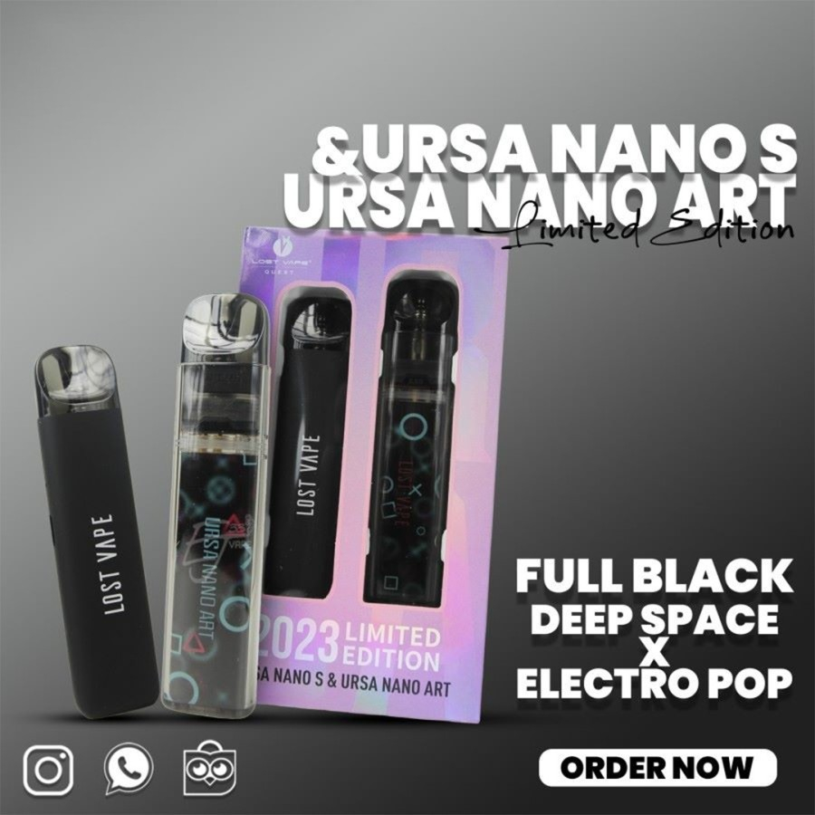 Ursa Nano S + Ursa Nano Art 2023 Limited Edition Pod Package Lost Vape