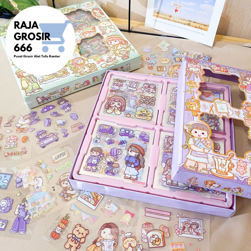 

Sticker Waterproof Sticker MASU VERSI 5 Dapat Box Isi 100 Lembar