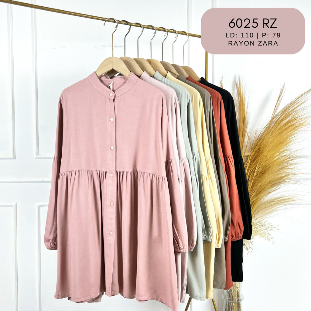 Tunik Wanita 6025 RZ || HARGA 1 SERI || KHUSUS GROSIR