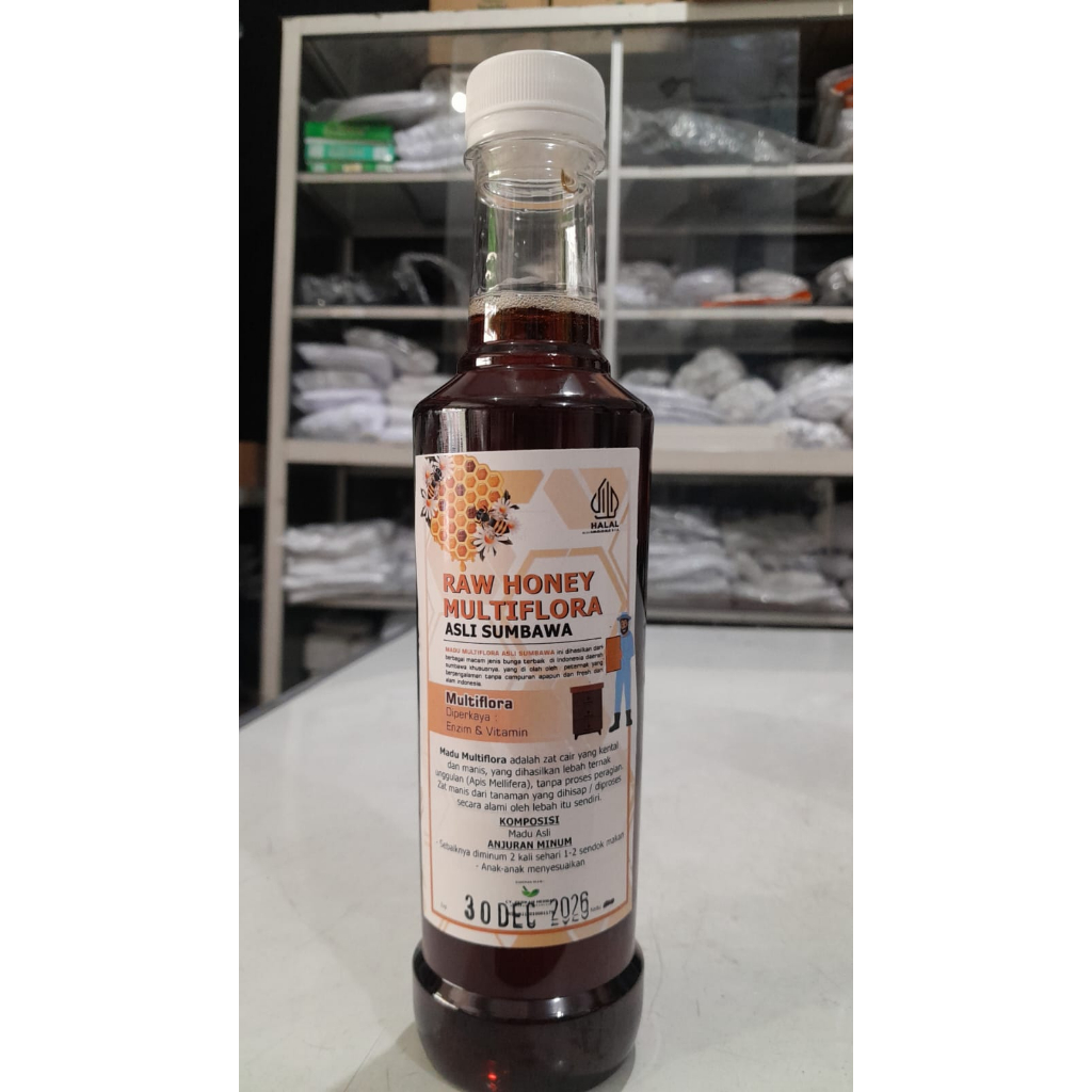 

Madu Multiflora Asli Sumbawa 500 Gram | Madu Alami Assyifa