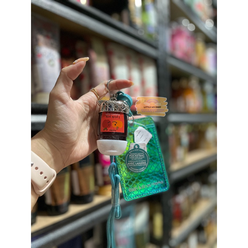 

bath & body works mermaid pocketbac holder lanyard