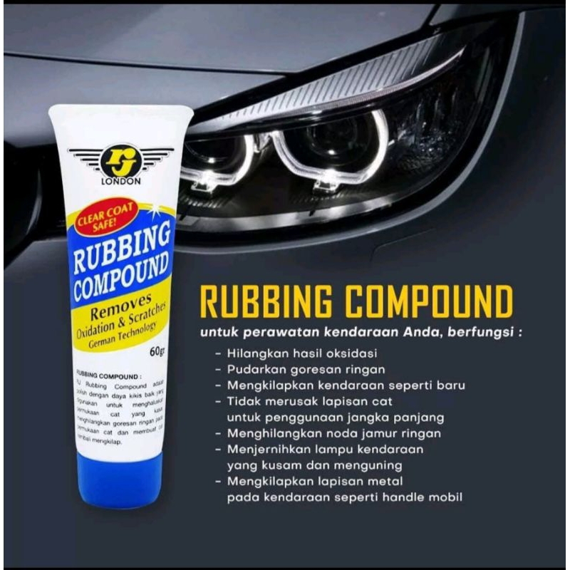 Kompon RJ 60 gram Coumpound headlamp kompon bodi kompon mika kompon motor kompon mobil