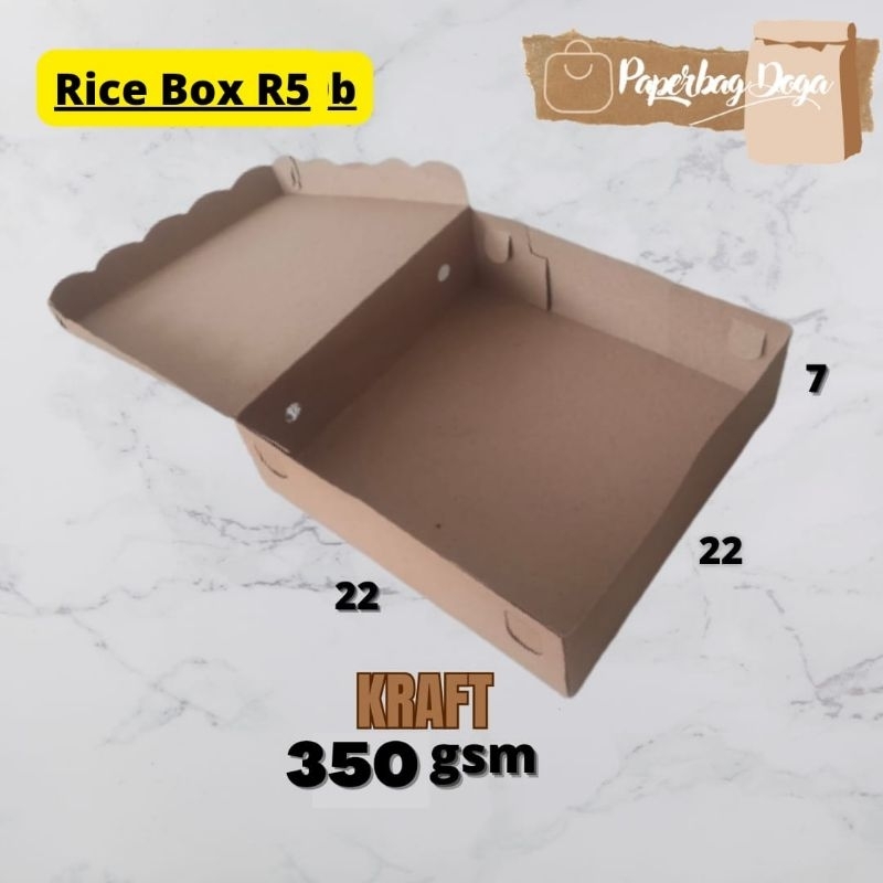 

DUS NASI COKLAT 22x22 KRAFT/KOTAK NASI 22X22 KRAFT/R10B 22x22 KRAFT