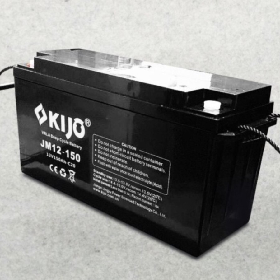 Battery VRLA KIJO 12V 150AH Aki Kering Deep Cycle JM12-150