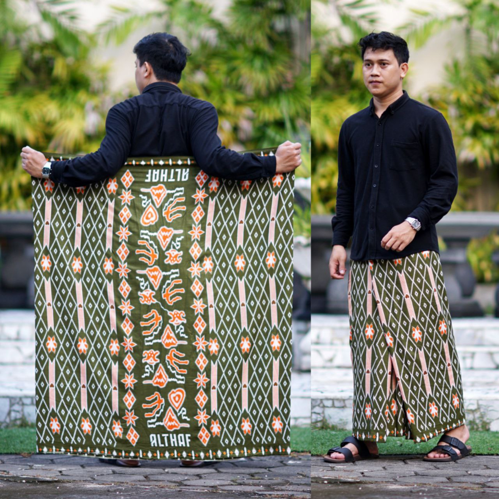 Sarung Goyor Pria Sarung Gloyor Pria Sarung Goyor Babagaf Sarung Goyor Printing Sarung Goyor Putih S