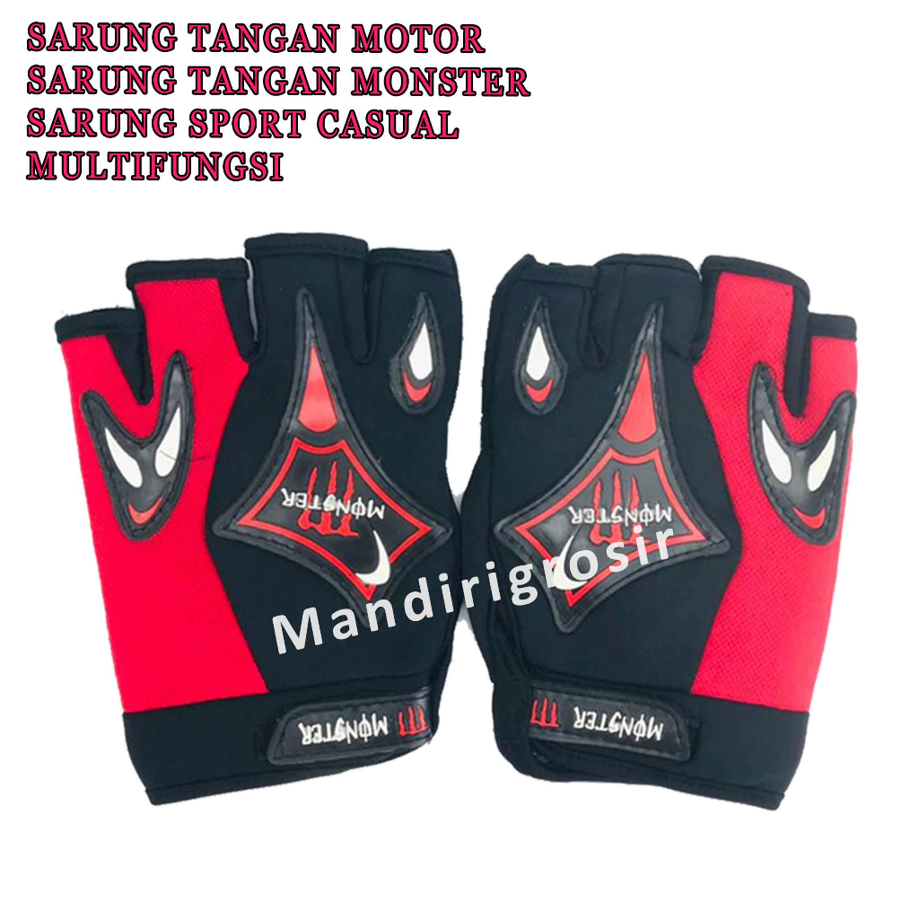 Sarung Tangan Motor - 1 Set Sarung Tangan Asone - Sarung Tangan Sport Casual - Allsize