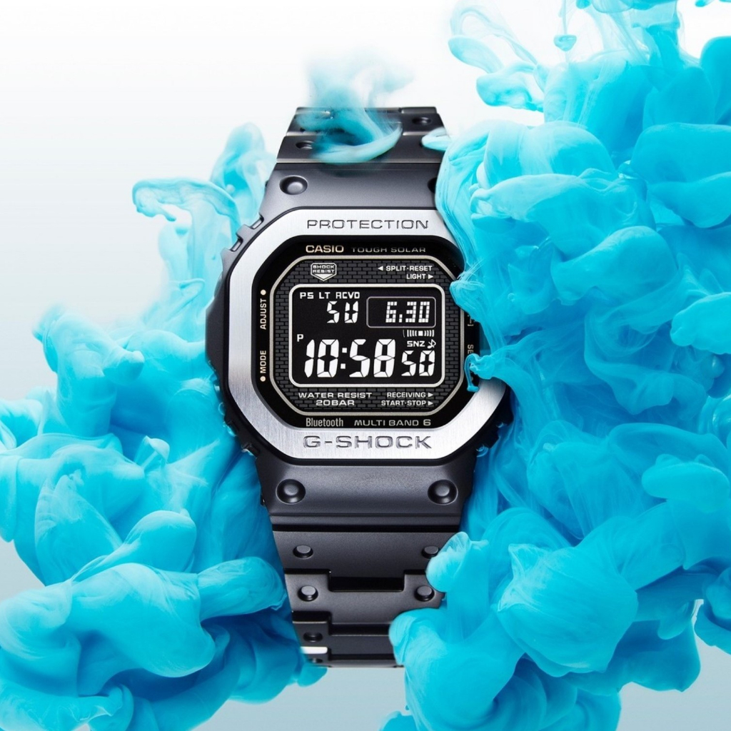 Jam Tangan CASIO G-Shock GMW-B5000V-1JR Full Metal Black GMW-B5000 Series Digital