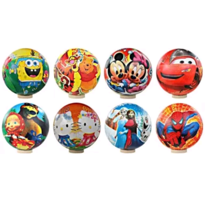 Promo Mainan Anak Bola Karet Motif Karakter 22 Cm