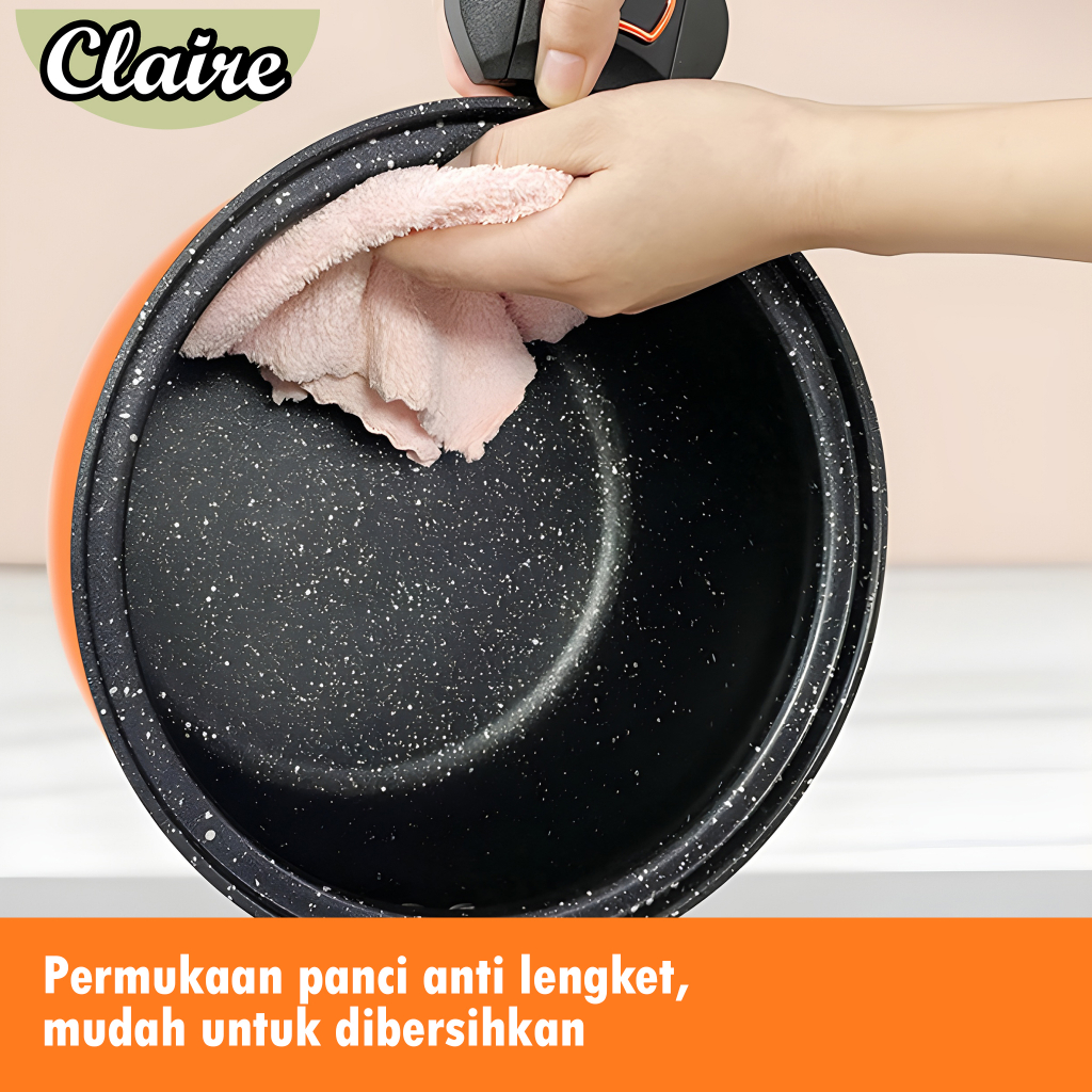 Claire Panci Presto Labu Kapasitas 8 Liter dengan diameter 28cm / Premium Quality / Wajan Panci Presto Coating Batu