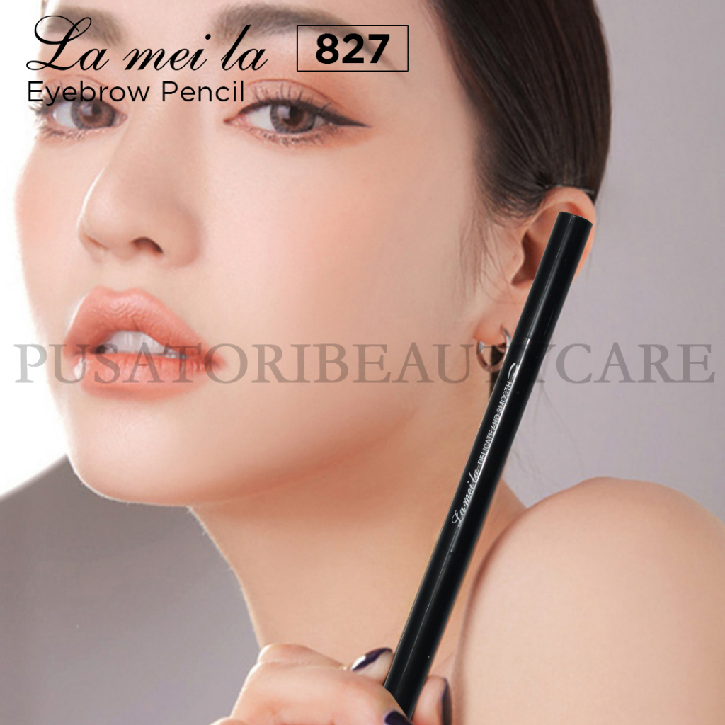 LAMEILA 827 Eyebrow Pencil Multi Effect Stereo Waterproof Pinsil Alis