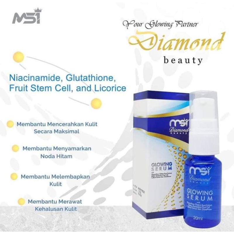 glowing serum msi