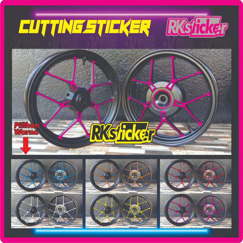 Sticker Velg VARIO 2020 ala X-MODE Sticker Cutting Vario X-MODE Virall