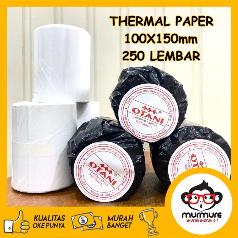 

MURMURE I PROMO LABEL THERMAL 100x150 KERTAS STICKER PRINTER BARCODE XPRINTER ISI 250 PCS