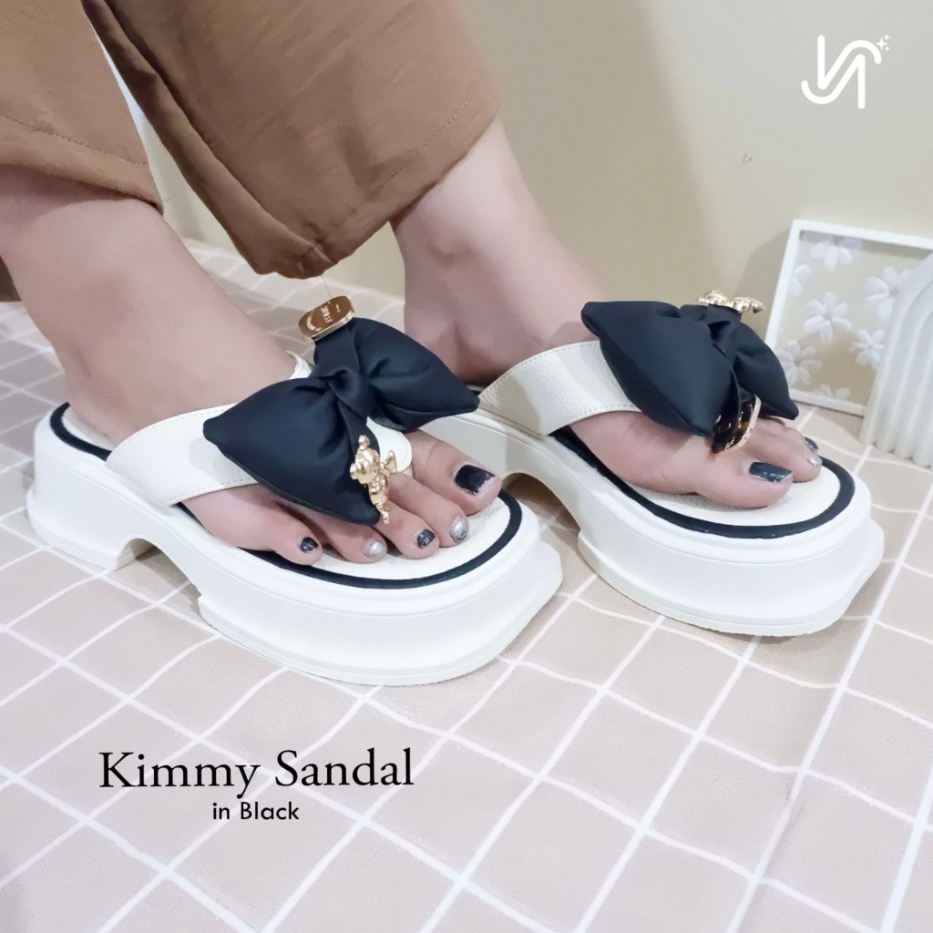 Nadilastuff Kimmy  Platform Sandal Korea Wanita Hak Tahu Ringan