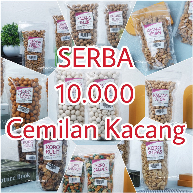 Serba Sepuluh Ribu Cemilan Kacang Kacangan  | Snack Kiloan | Jajanan Tradisional | Serba 10rb