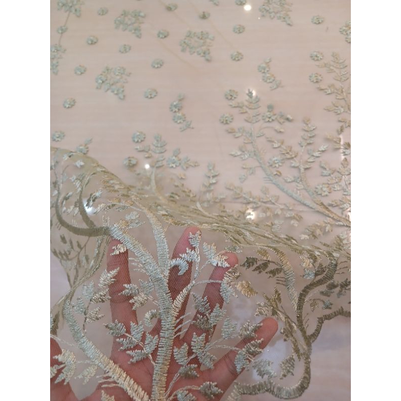 Tulle Bordir Motif J 027 Series